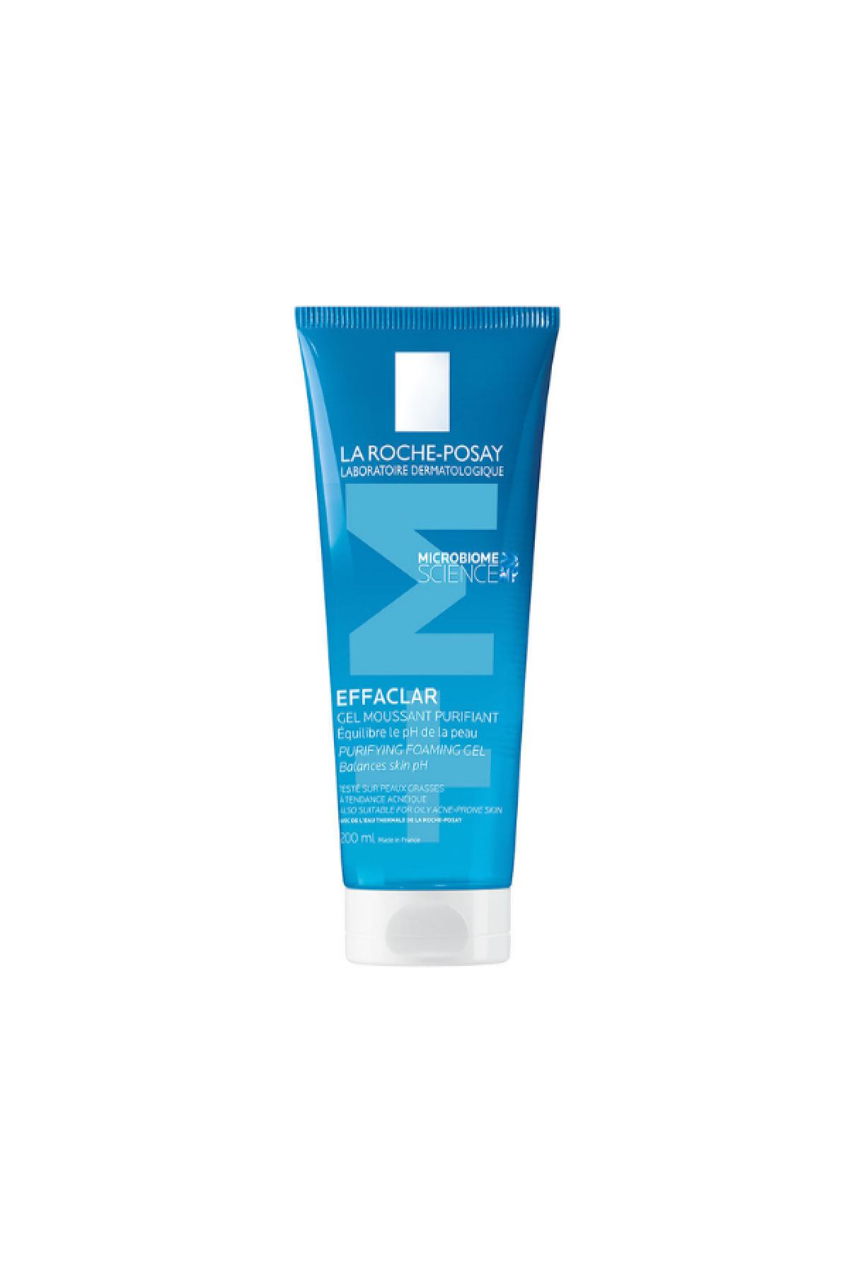 La Roche Posay Effaclar Yüz Temizleme Jeli Yağlı/Akneye Eğilim Gösteren Ciltler Siyah Nokta Görünümü ve Parlama Karşıtı 200ml
