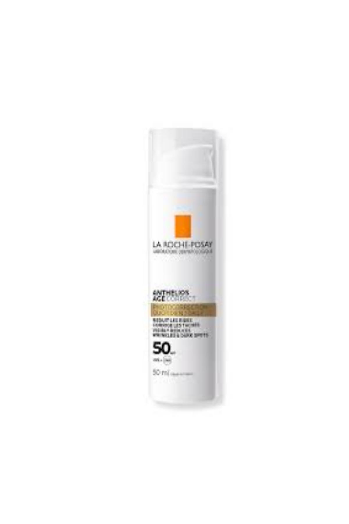 La Roche Posay Anthelios Age Correct SPF 50 UV Kaynaklı Leke ve Kırışıklık Karşıtı Güneş Koruyucu Yüz Kremi 50ml 