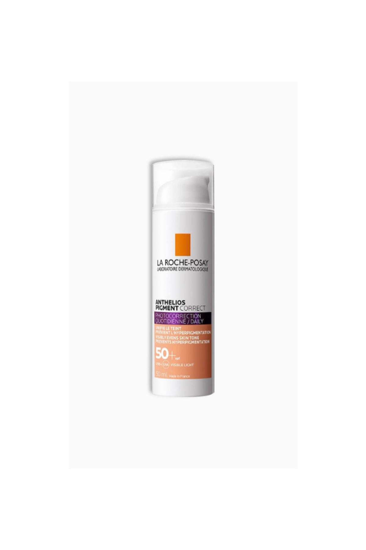 La Roche Posay Anthelios UV Daily Pigmentcorrect Light SPF 50+ Leke Karşıtı ve Cilt Tonu Eşitleyici Güneş Koruyucu Yüz Kremi 50ml