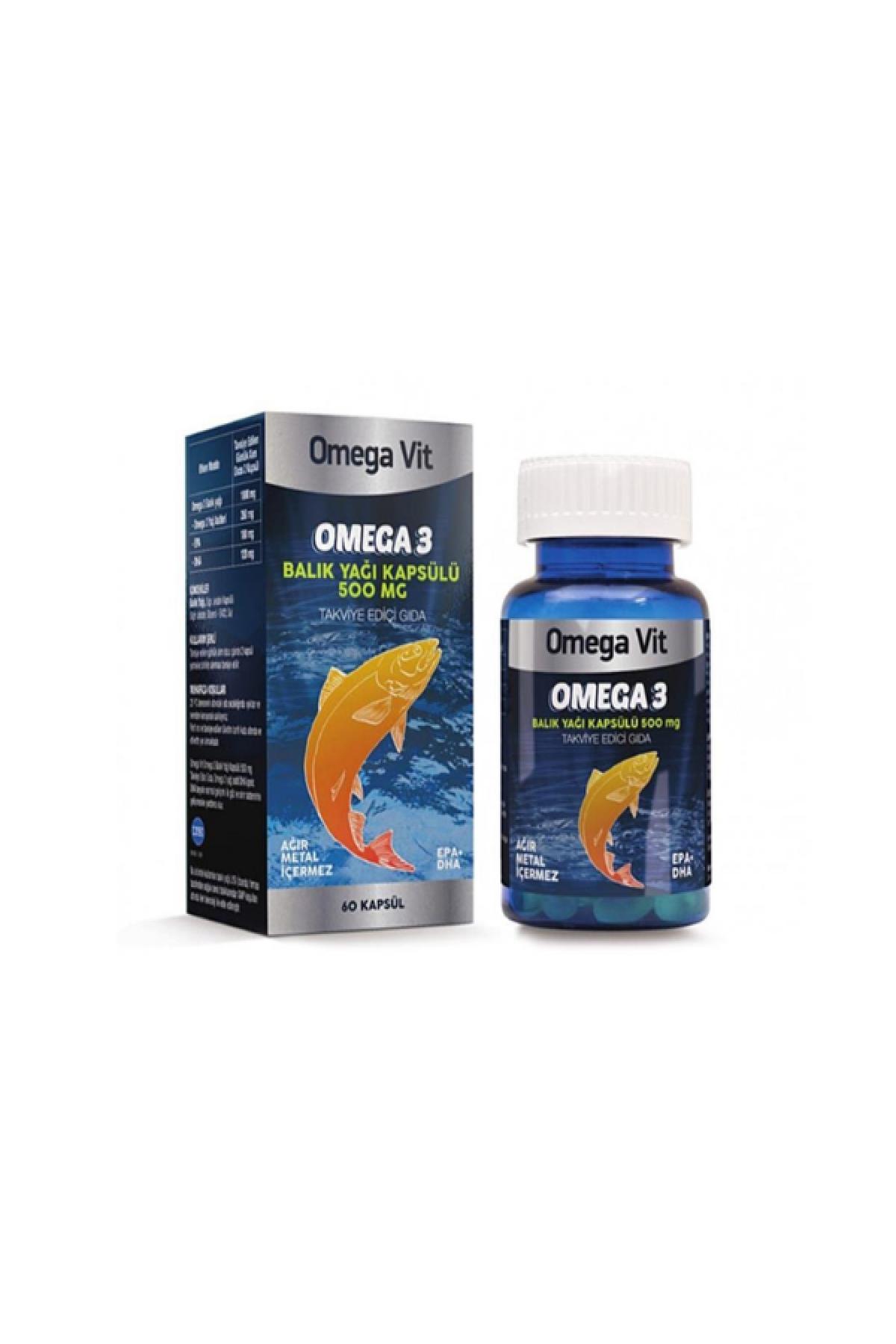 OMEGA VIT 500 MG 60 KAPSUL    