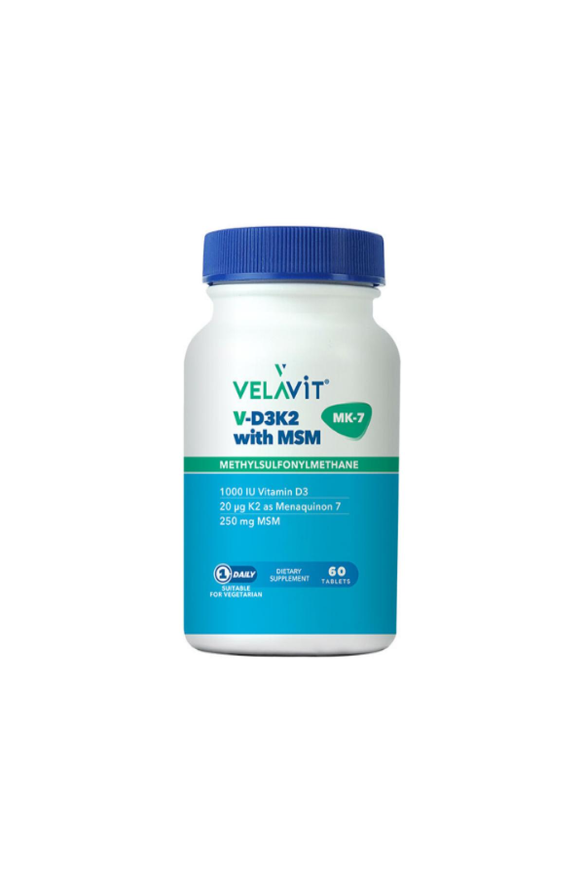 VELAVIT D3K2 WITH MSM         