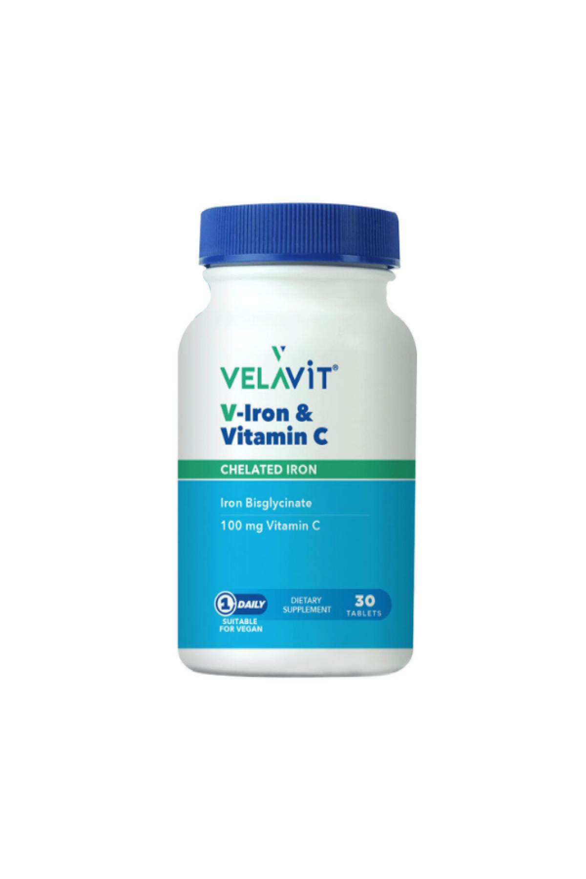 VELAVIT V IRON VITAMIN C      