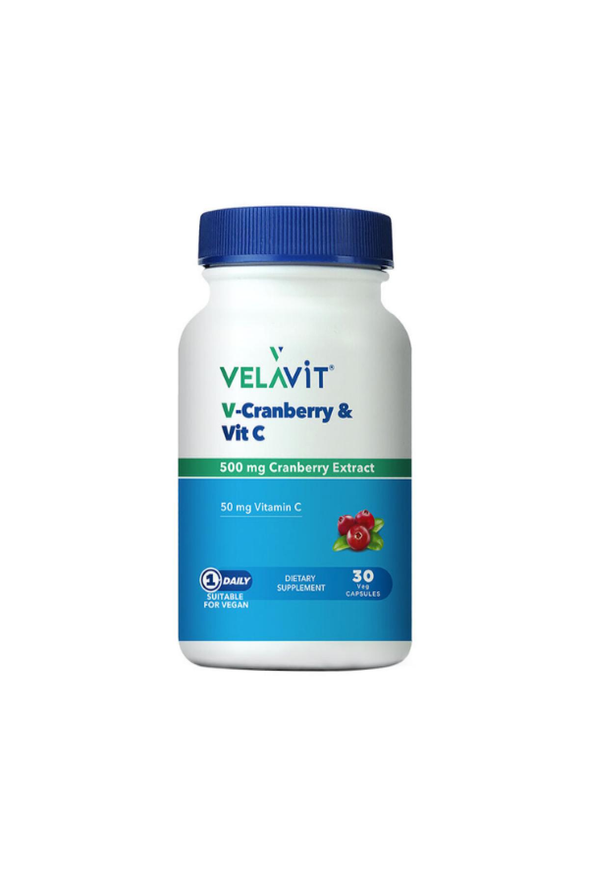 VELAVIT V CRANBERRY VIT C 30 C