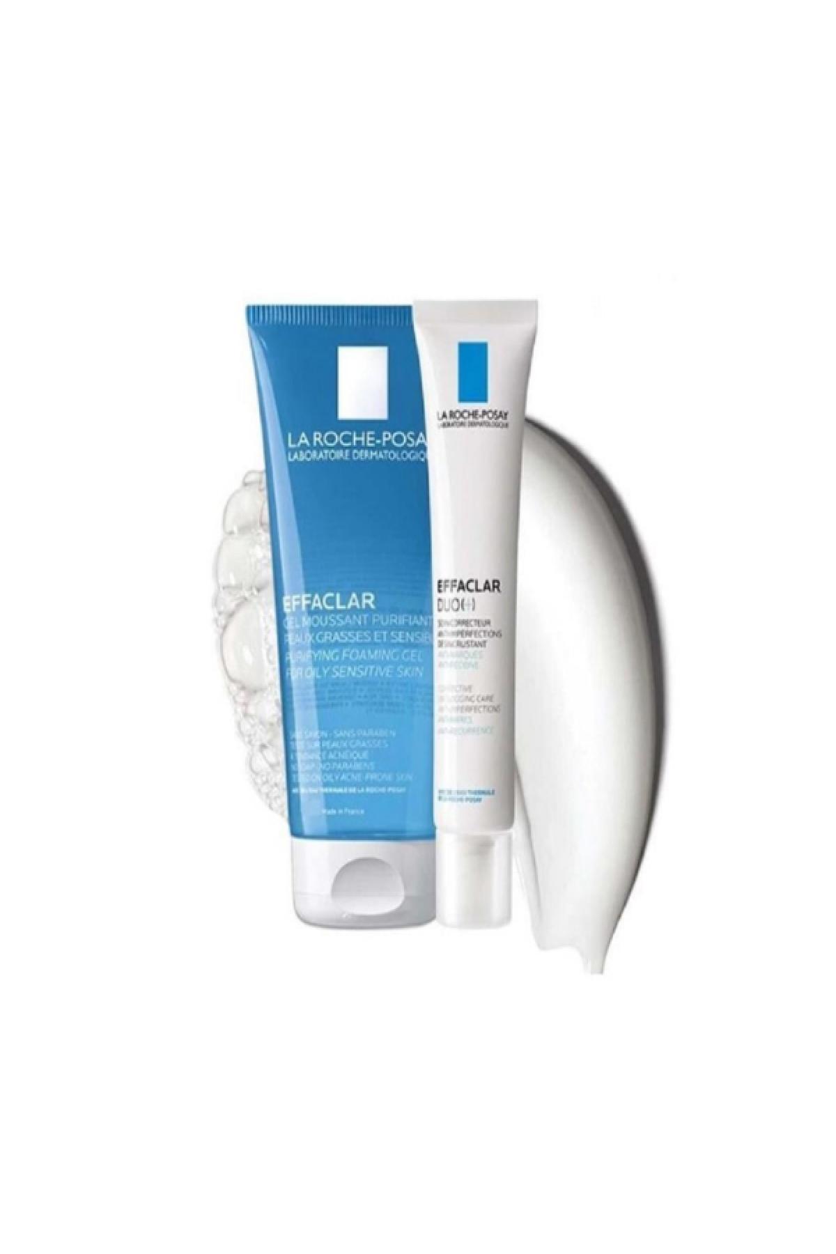 La Roche Posay Effaclar Duo (+) 15ml & Effaclar Jel 50ml Yağlı/Akneye Eğilim Gösteren Ciltler İçin Tanışma Kiti