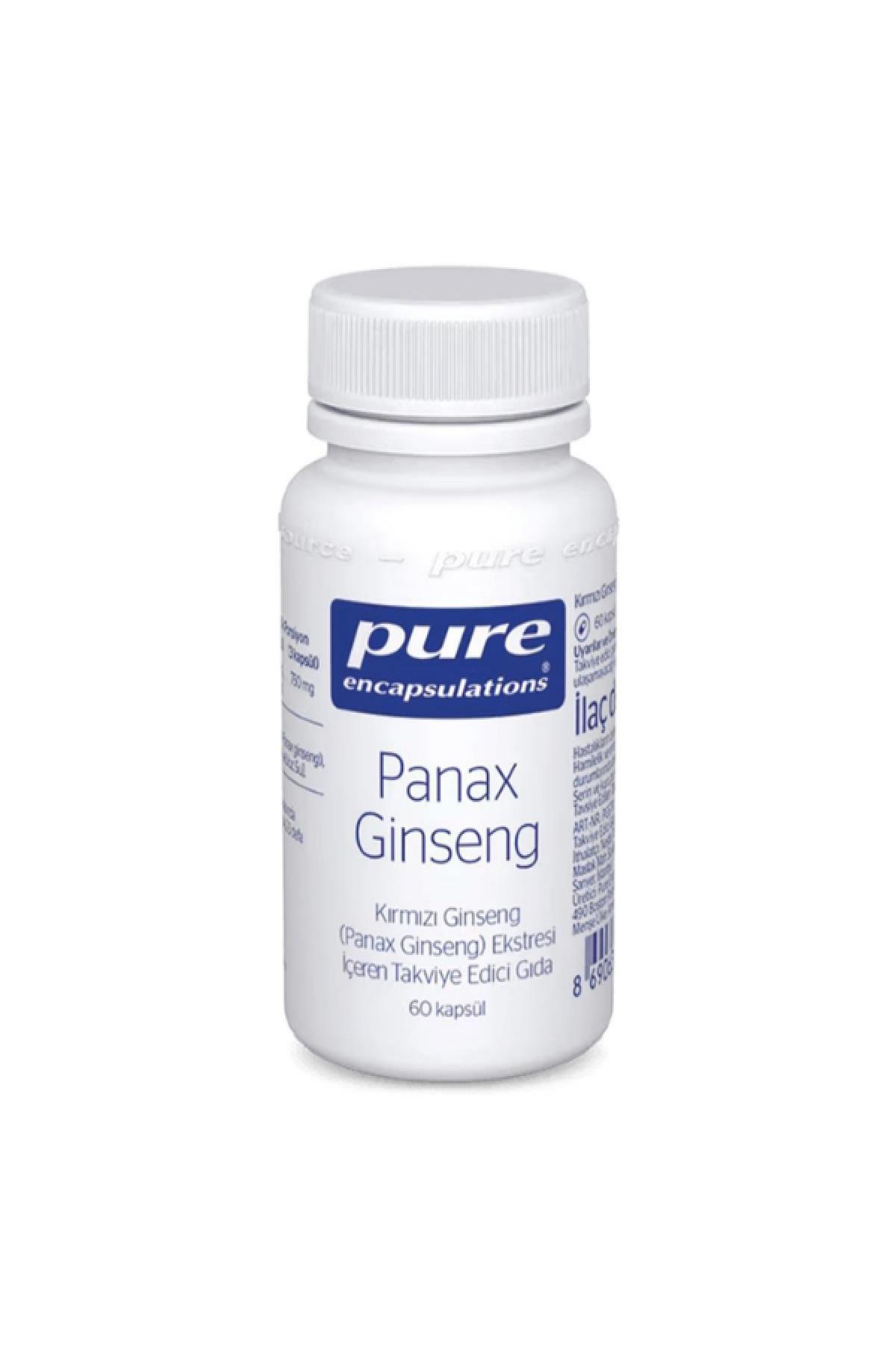 PURE PANAX GINSENG BTL 60  