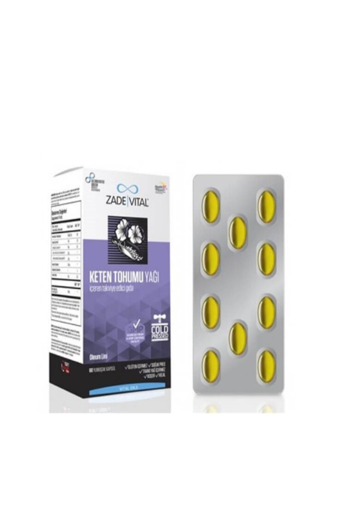 ZADE VITAL KETEN TOHUMU 60 CAP