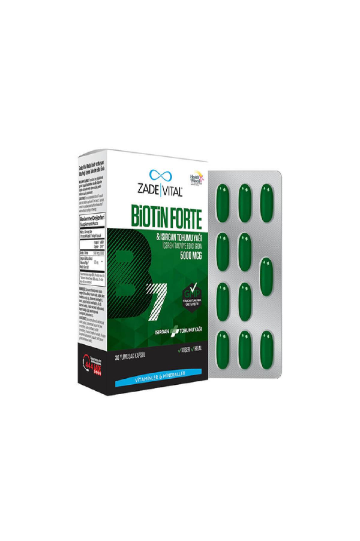 ZADE VITAL BIOTIN FORTE 30 CAP
