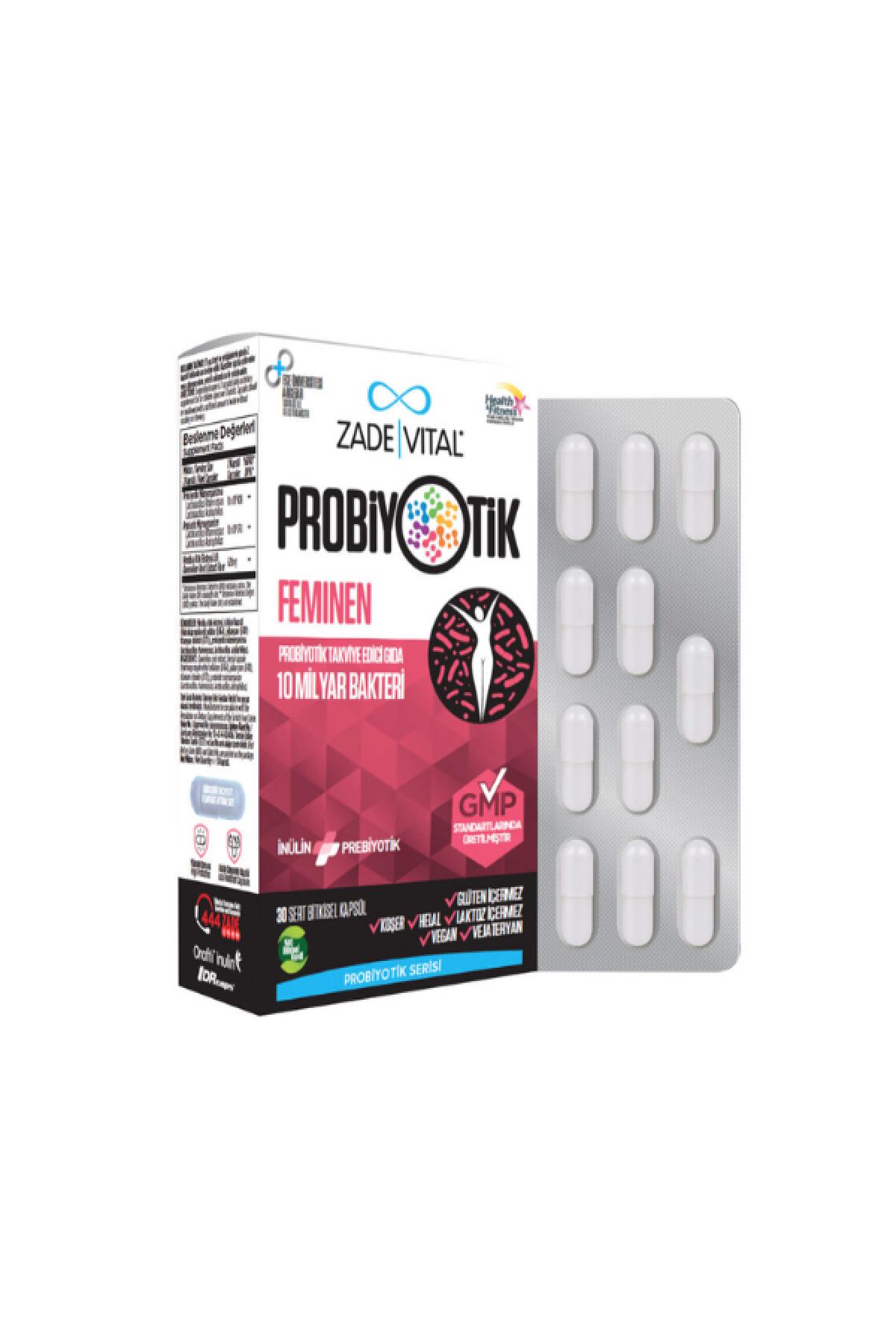 ZADE VITAL PROBIYOTIK FEMINEN 