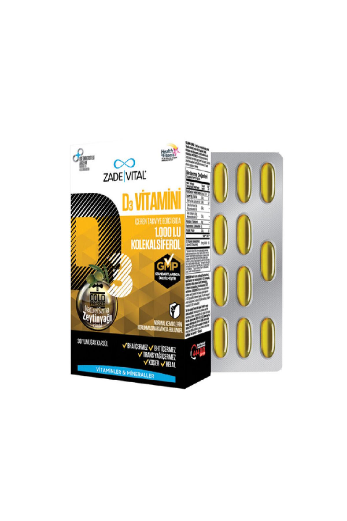 ZADE VITAL D3 VIT 1.000 IU    