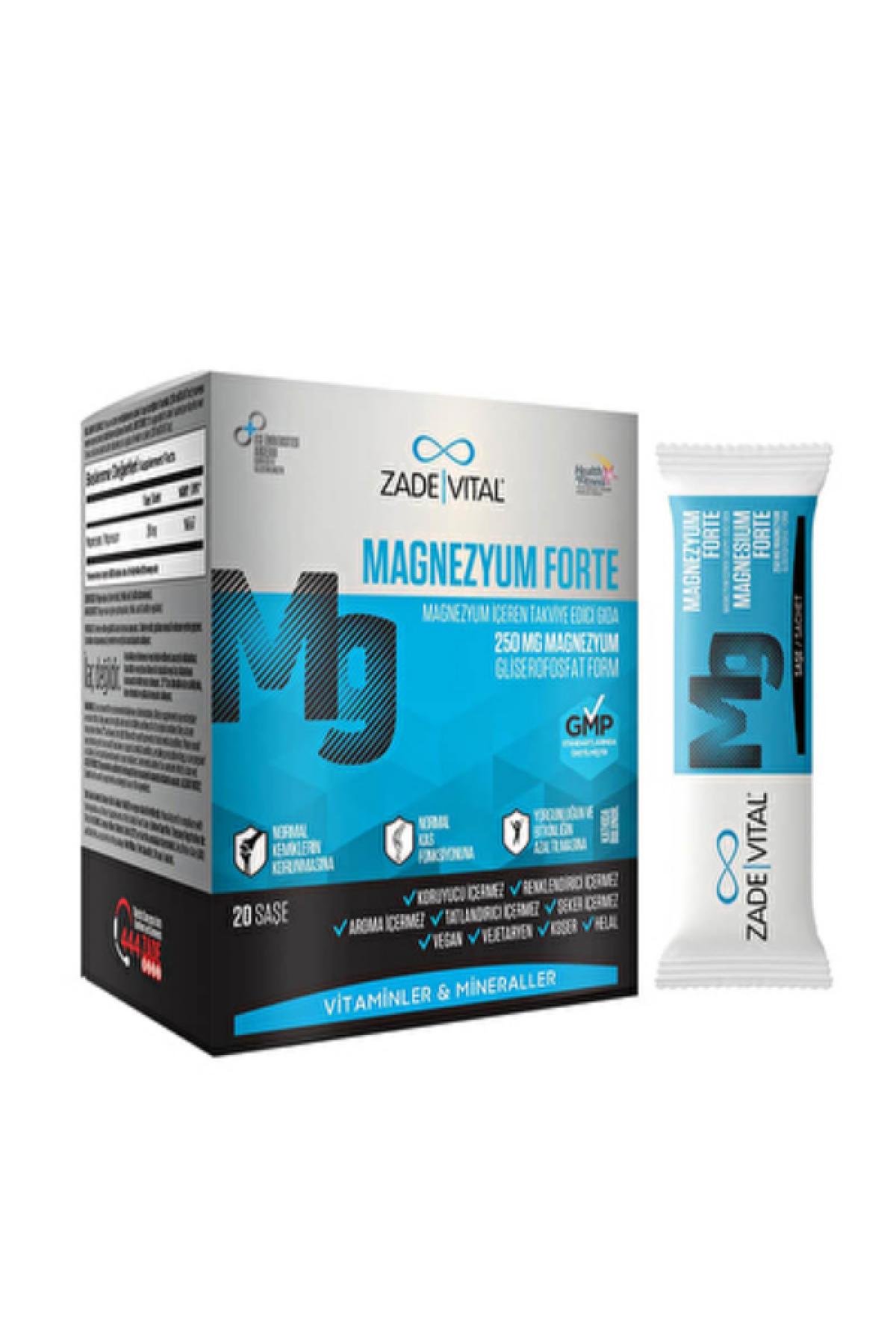 ZADE VITAL MAGNZYUM FORTE SASE