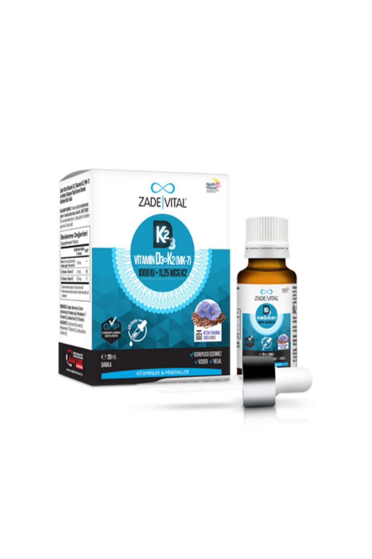 ZADE VITAL D3+K2 KETEN DAMLA 2