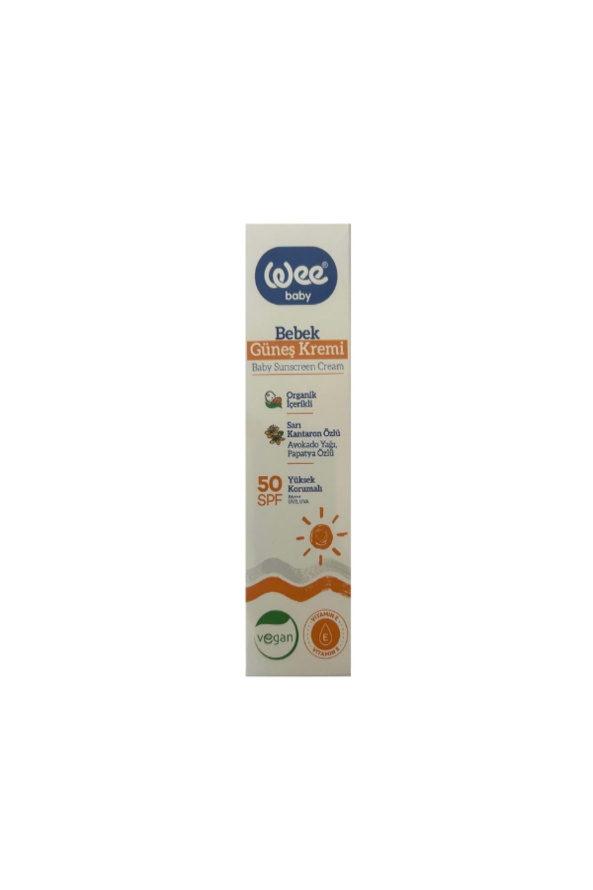 WEE ORG BEBEK GUNES KREMI 75ML