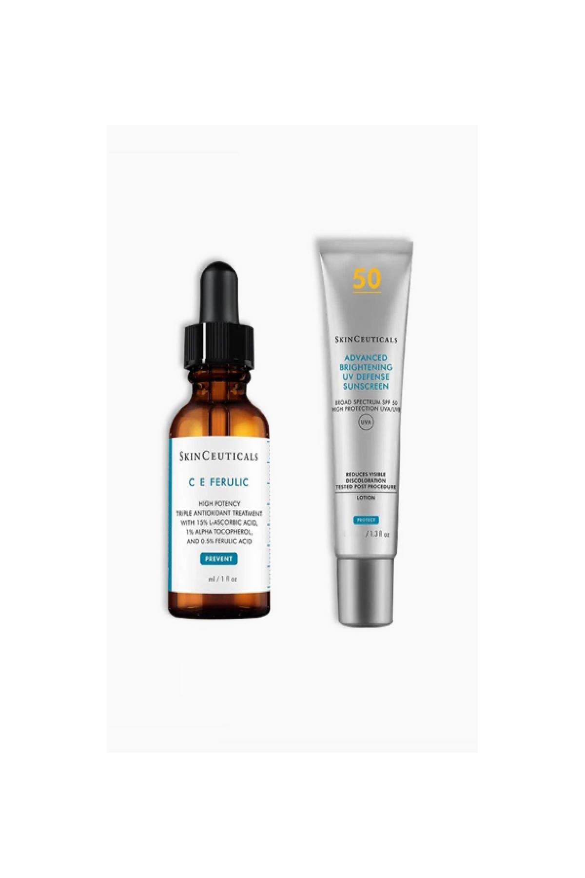 SkinCeuticals C E Ferulic 15 ml + SkinCeuticals Brightening UV Defense Lotion SPF50 15 ml